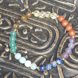 7 Chakra Bracelet – Natural Stones | 6mm | Energy and Balance