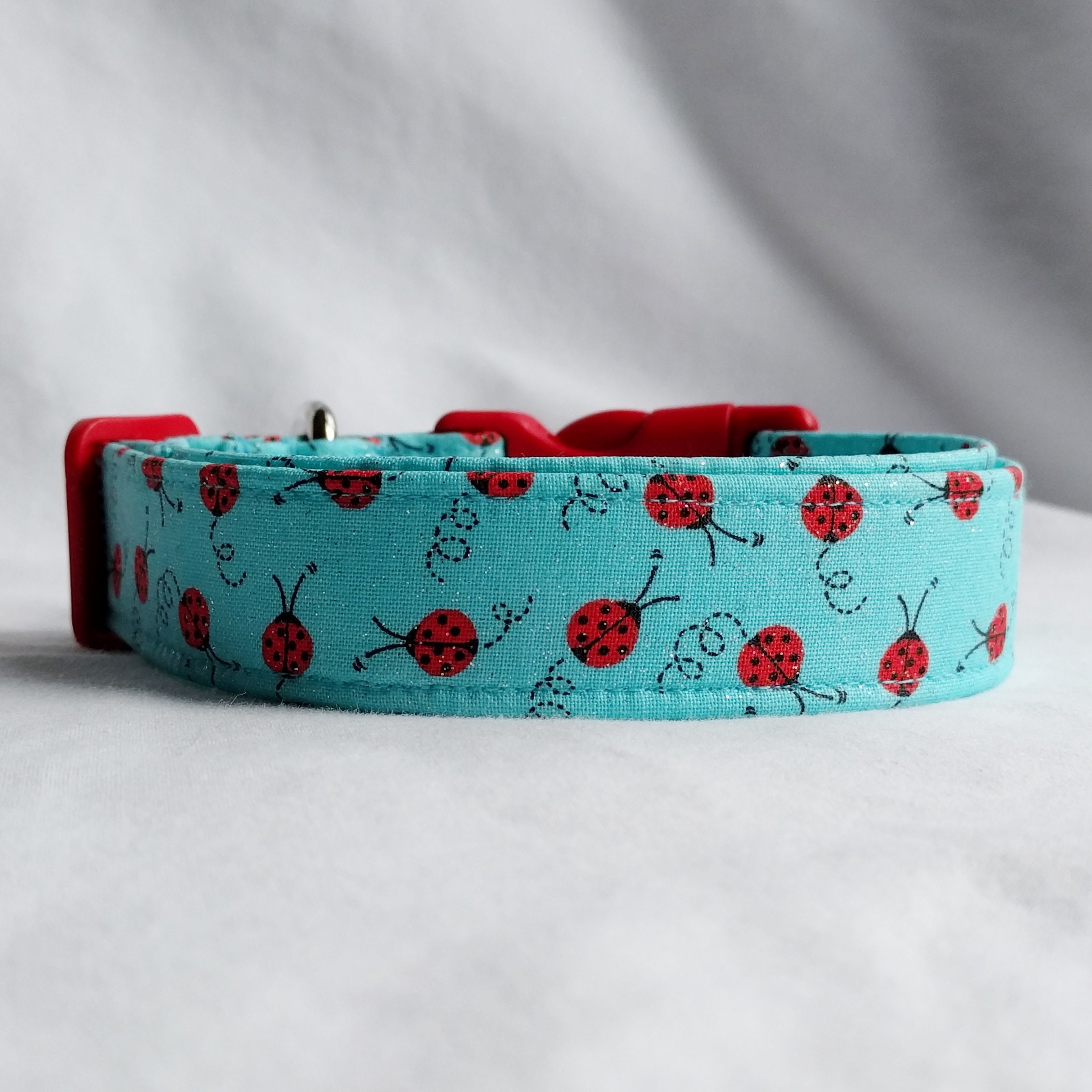ladybug dog collar