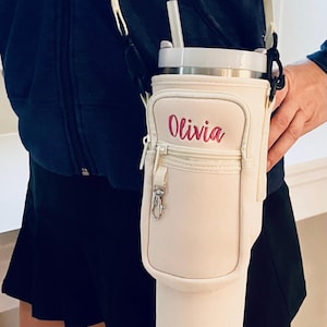 Stanley accessory/ Stanley Cup Bag/ Stanley Cup Carrier, Gift for her, Tumbler bag/ Personalized Cup Bag 40 Ounce