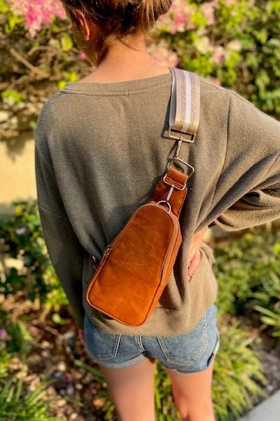 Ellington Leather Crossbody Purse