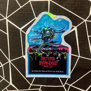 Retro Prism Prismatic Horror Vending Machine Sticker--Return of the Living Dead