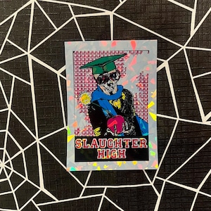 Retro Prism Prismatic Horror Vending Machine Sticker--Slaughter High