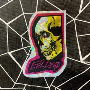 Retro Prism Prismatic Horror Vending Machine Sticker--Evil Dead