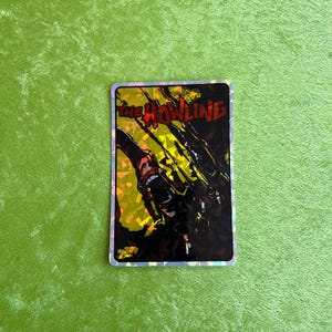 Retro Prism Prismatic Horror Vending Machine Sticker--The Howling