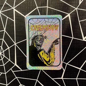 Retro Prism Prismatic Horror Vending Machine Sticker--Creepshow