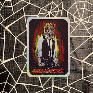 Retro Prism Prismatic Horror Vending Machine Sticker--Scanners