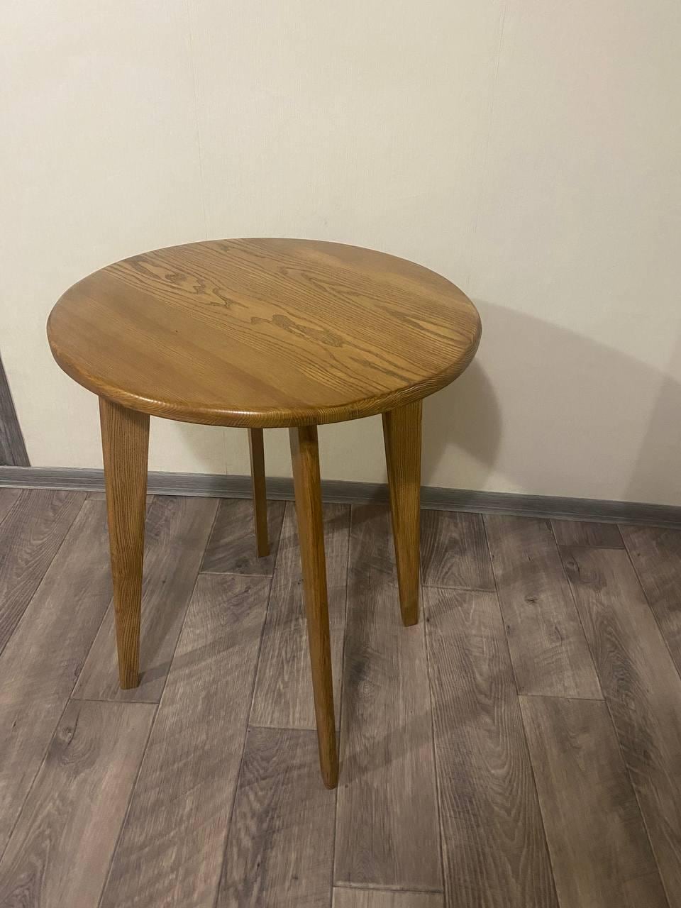 Ash Round Table. Wooden Dining Table, Kitchen Table, Activity Table ...