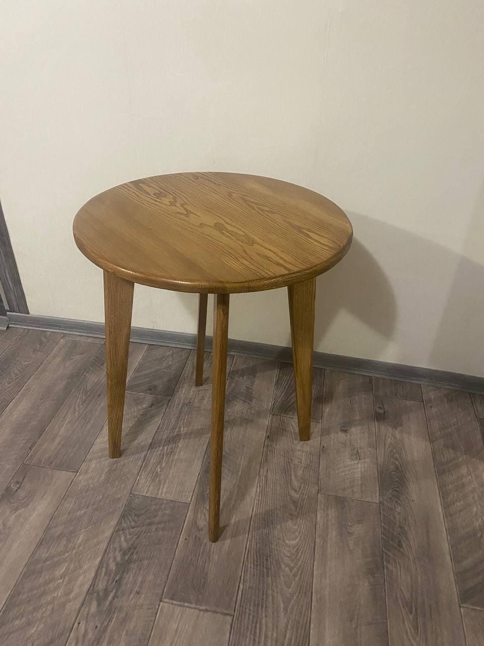 Ash Round Table. Wooden Dining Table, Kitchen Table, Activity Table ...