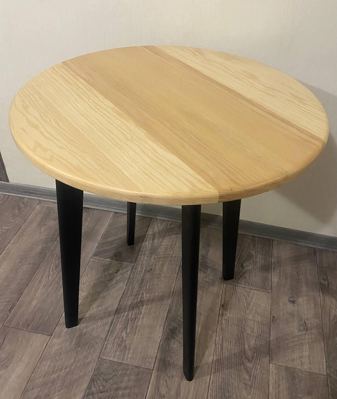Ash Round Table. Wooden Dining Table, Kitchen Table, Activity Table ...