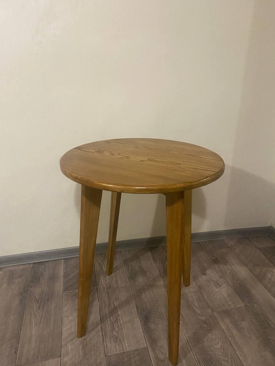 Ash Round Table. Wooden Dining Table, Kitchen Table, Activity Table ...