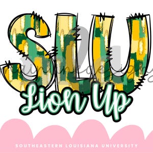 SLU - Lion Up DTF Digital Design