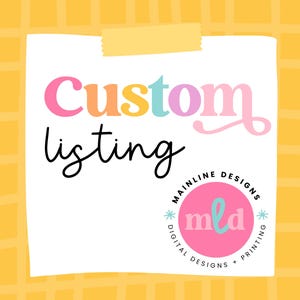 Benutzerdefinierter Eintrag - Digitales Design auf Bestellung