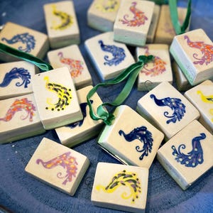 Ornement de mahjong. Carrelage Bird Bam image 3