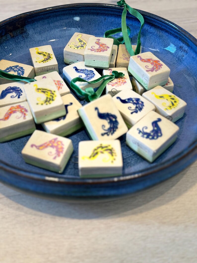 Ornement de mahjong. Carrelage Bird Bam image 5