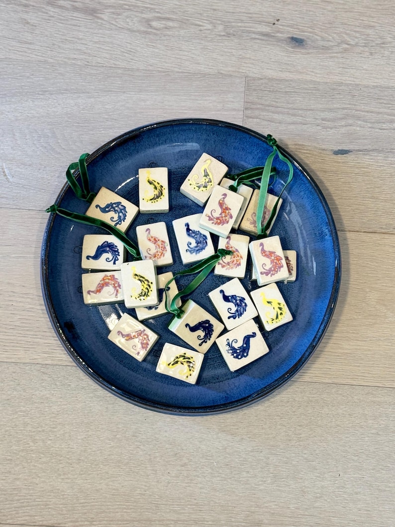 Ornement de mahjong. Carrelage Bird Bam image 4