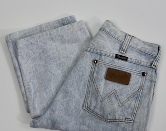 Vintage 1980s Jeans Wrangler Light Wash Jeans Waist 30"
