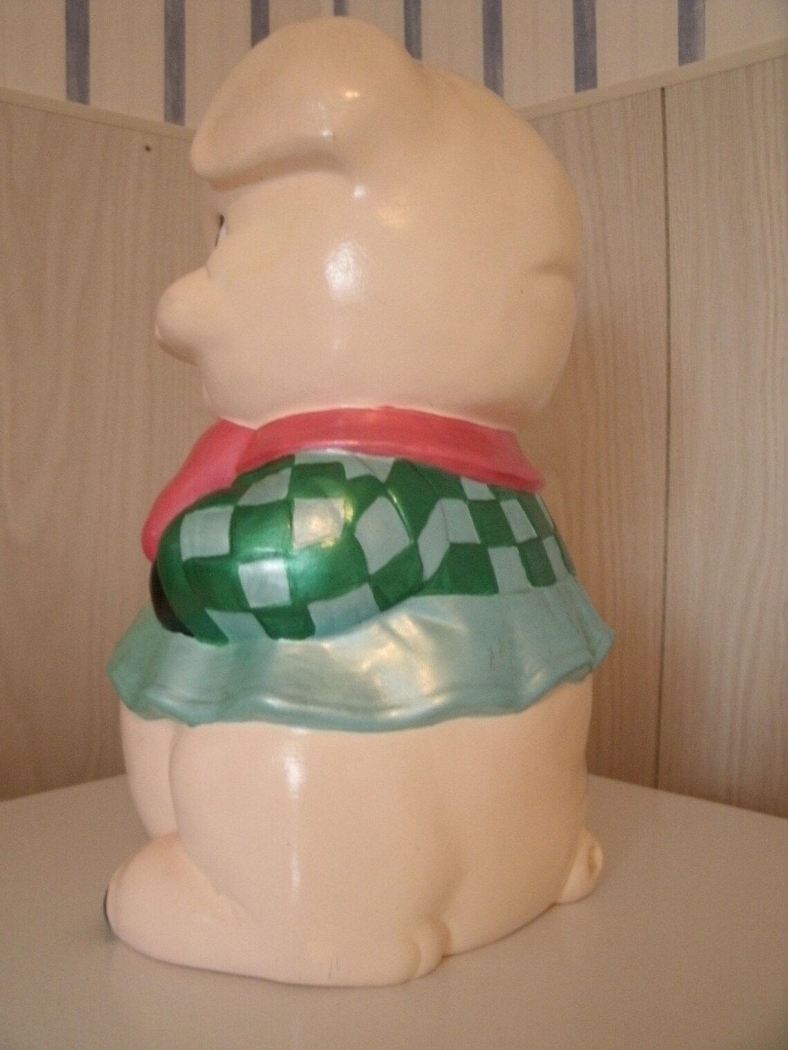 Large Vintage Ceramic Piggy Bank Etsy