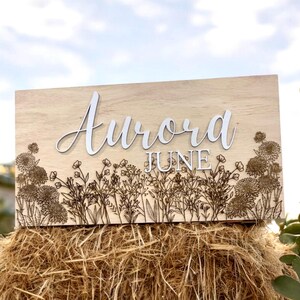 Personalisiertes Holzschild | Personalisiertes Familiennamenschild | Nachname-Zeichen | Hochzeitsgeschenk | Wanddekoration | Jubiläumsgeschenk | House Warming Geschenk