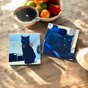 Personalized Pet Coasters | Custom Coasters | Customized Coasters | Pet Coasters | Custom Pet Gift | Personalized Gift | Ceramic Coasters