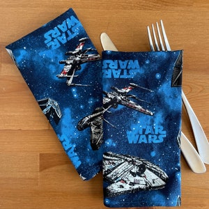 Servilletas de tela de naves espaciales de Star Wars (juego de 2)