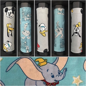 Disney- Donald Duck, Goofy or Pluto Luggage / Backpack Handle Wraps