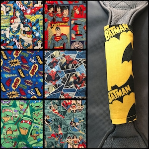 Super Heros-wikkel voor bagagehandvat