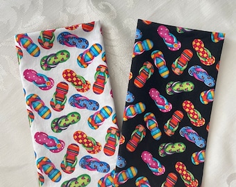 Colorful Flip Flops Cloth Napkin - Set of 2