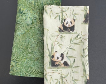 Giant Pandas  Cloth Napkin - Set of 2