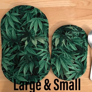 Feuilles de marijuana - Ensemble de gants maniques