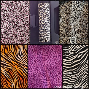 Leopard, Zebra, Tiger Animal Print Luggage Handle Cover Wraps