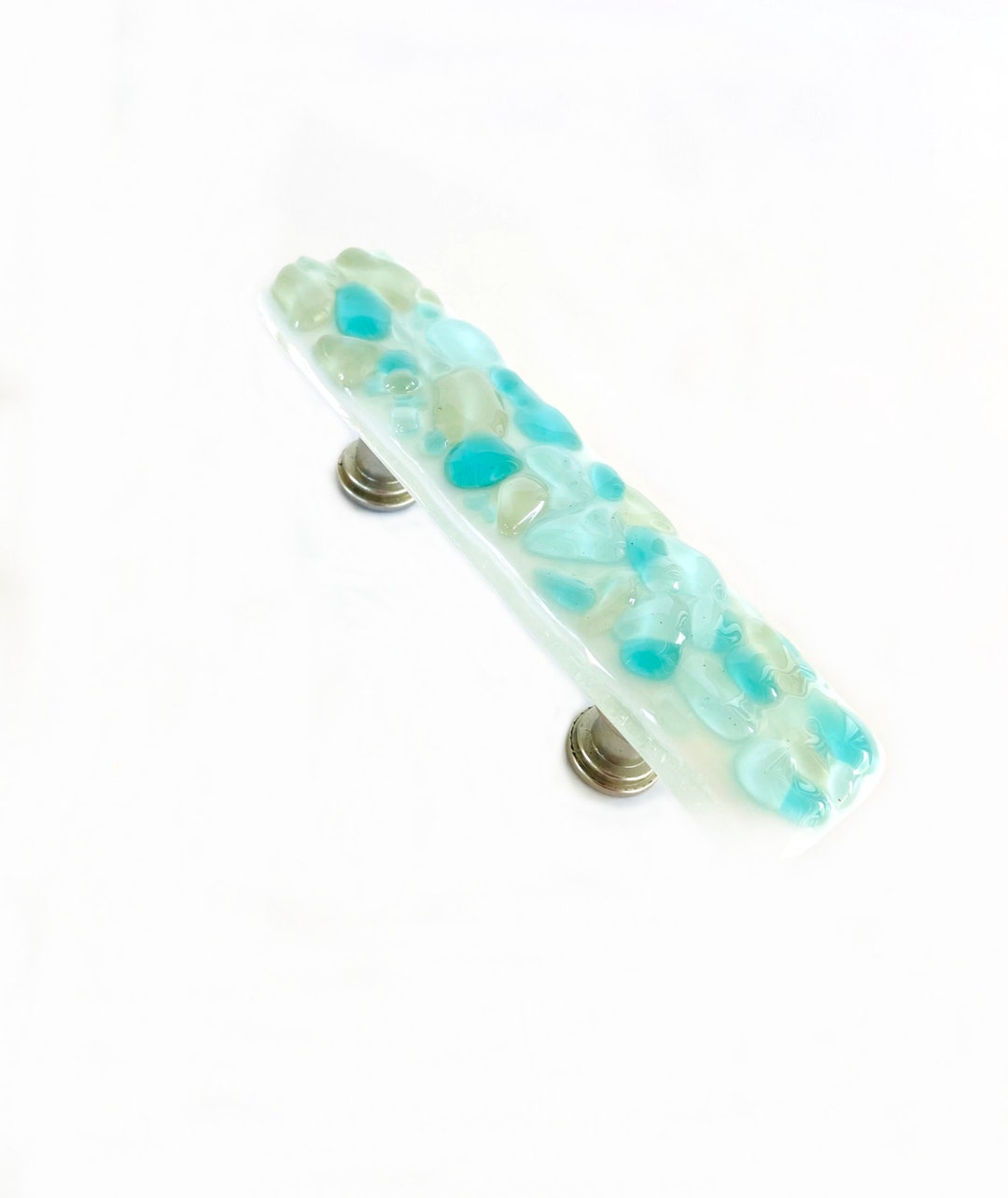 Sea Glass Pull in Coastal Beach Colors, Handle for