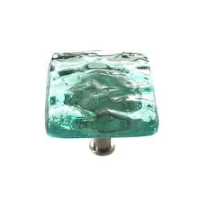 Sea Foam Glass Knobs, Cabinet Knob, Beach Decor, Beach Cabinet Knobs, Knobs, Cabinet Hardware, Coastal Knobs, Wave Knobs, Seaglass knobs