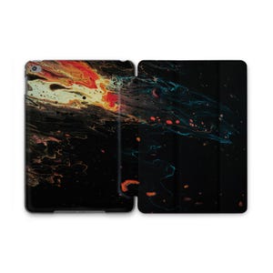 Colorful Stains Space Universe Simple Background iPad Case iPad Air 5 iPad 10 10.9 2022 iPad Air 11 13 2025 Pro 11 2022 iPad Mini 6 iPad
