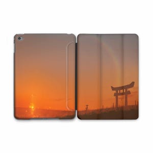Torii Sunset Way of Samurai Japanese iPad Case iPad Air 5 iPad 10 10.9 2022 iPad Air 11 13 2025 Pro 11 2022 iPad Mini 6 Case iPad 9/8/7,10.2