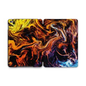 Colorful Stains Space Universe Simple Background iPad Case iPad Air 5 iPad 10 10.9 2022 iPad Air 11 13 2025 Pro 11 2022 iPad Mini 6 iPad