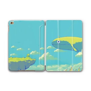 Colorful Blue Lazure Cartoon Fantasy Clouds iPad Case iPad Air 5 iPad 10 10.9 2022 iPad Air 11 13 2025 Pro 11 2022 iPad Mini 6 iPad 9/8/7,10