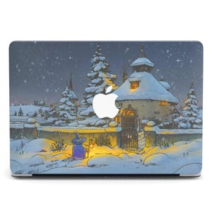 Hartschale MacBook Hülle Fantasy World Magier Kunst Magic Valley Landschaft Aesthetics MacBook Air 15 Hüllen, MacBook Pro M4 2024 2025 Shell Cover