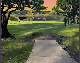 Ewing Park Disc Golf Poster