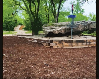 Bryant Lake Disc Golf Poster