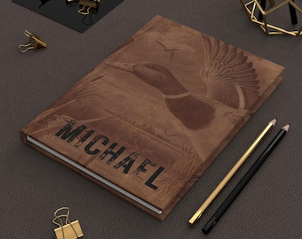 Journal Personalized with Wildlife design. Matte Laminated Cover and 150 Lined Pages