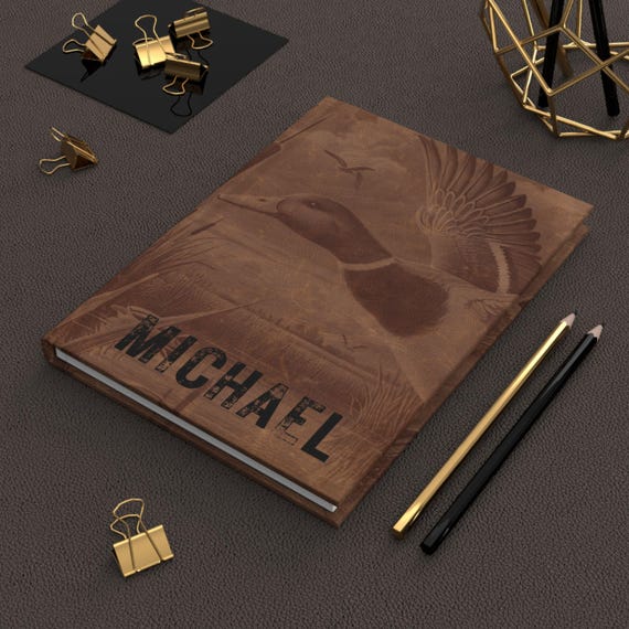 Journal Personalized with Wildlife design. Matte Laminated Cover and 150 Lined Pages