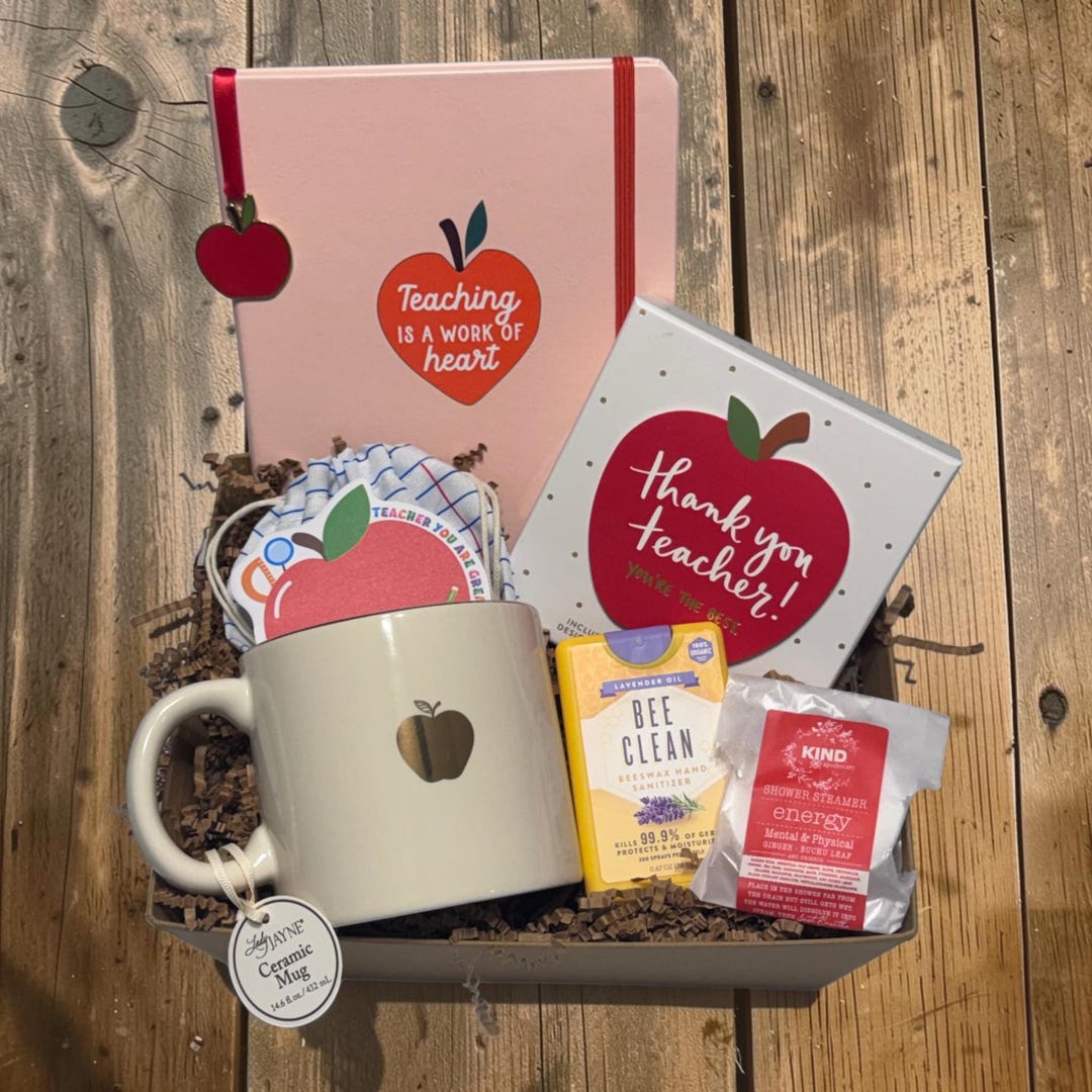 Teacher Appreciation Gift Box, Thank You Teacher Gift, Teacher Self ...