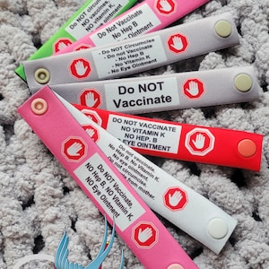 Hospital Baby Bands Bracelet - Do not Circumcise or Custom