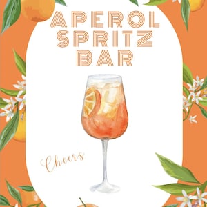 Aperol Spritz Bar Sign