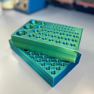 Portoir personnalisé de tubes pour laboratoire - cadeau science