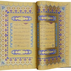 Facsimile van de koran door meesterkalligraaf Hasan Rıza