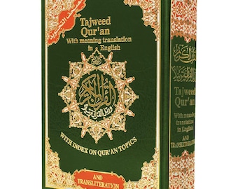 Tajweed Quran with translation of meanings and transliteration in English