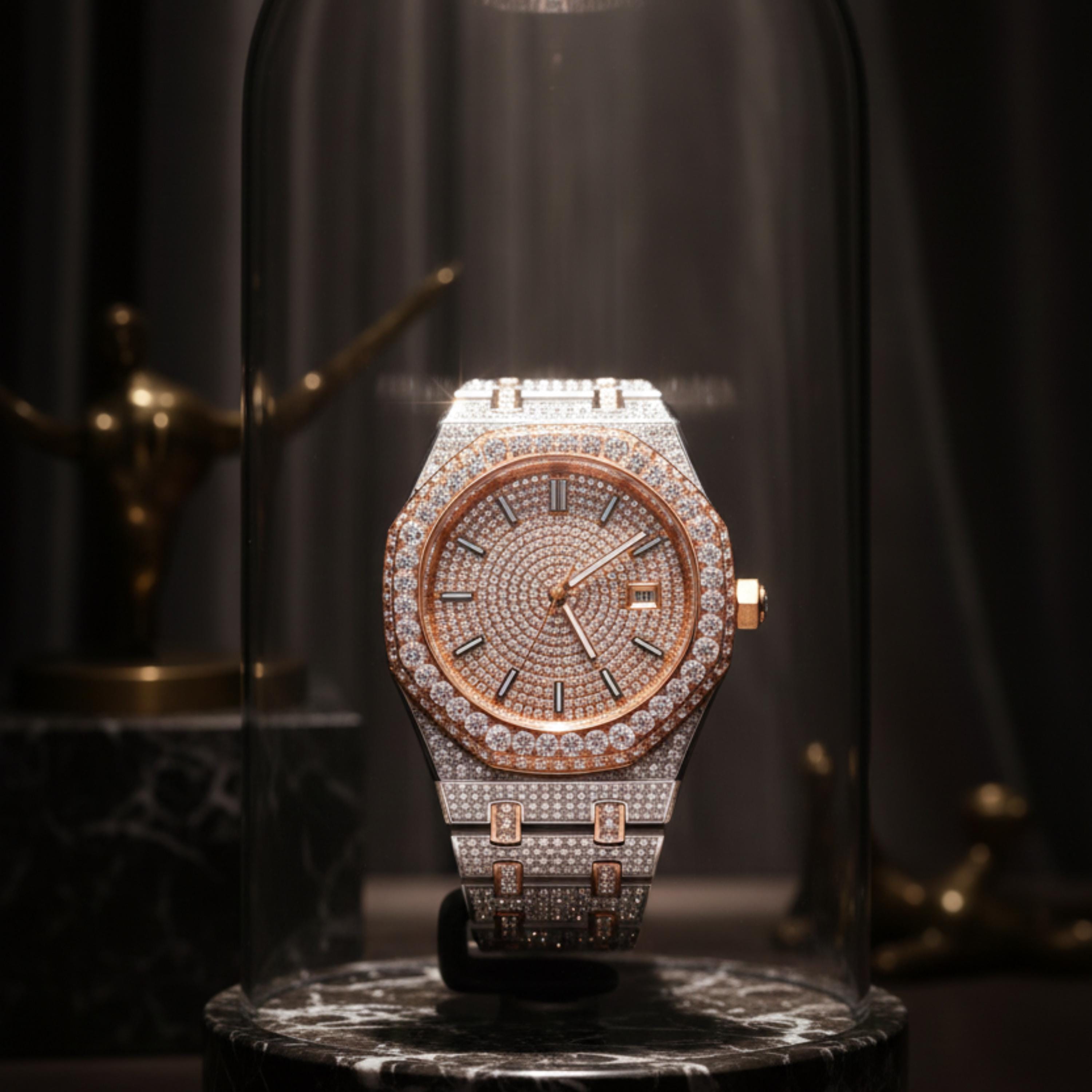 Audemars piguet iced out - Etsy 日本 脅威の6色展開‼️ICED OUT 