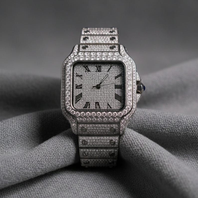 diamondwatch, luxurywatch, rosegoldwatch, silverwatch, fashionwatch, luxurytimepiece, elegantwatch, sparklingwatch, anniversarygift, giftforhim, giftforher, watchaddict, luxuryaccessory