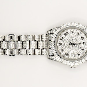 Iced Out Watch for Men Diamond Watch